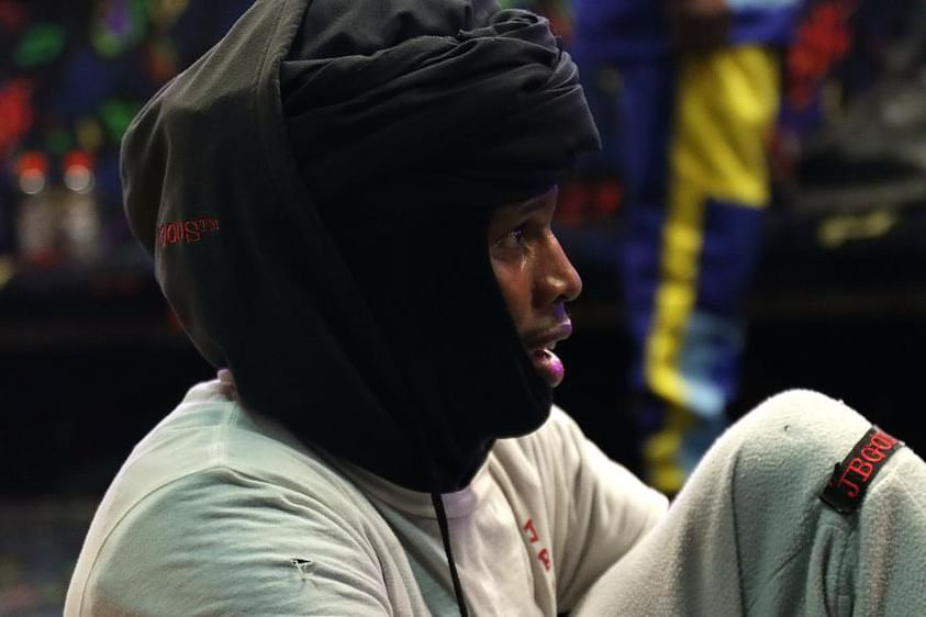 Pharaoh Prepares For Event With Protective Gear